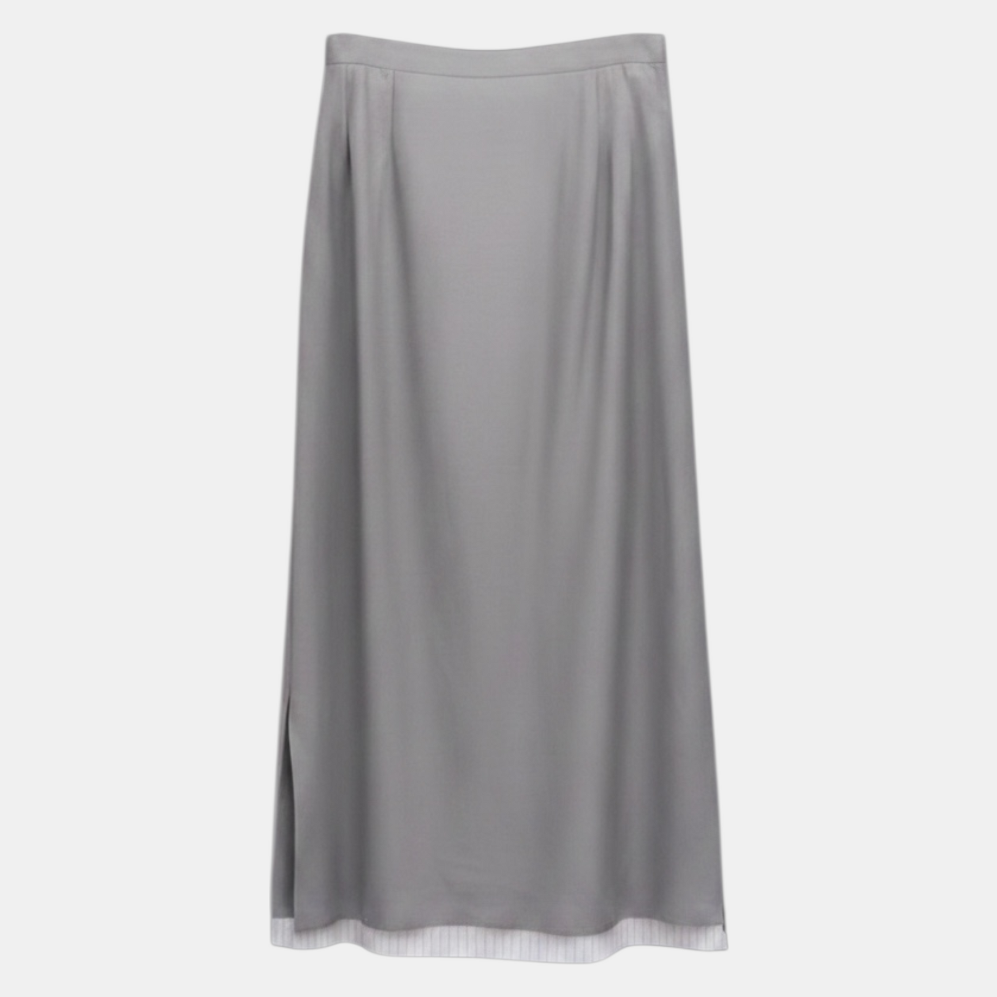 Gray skirt on a white background