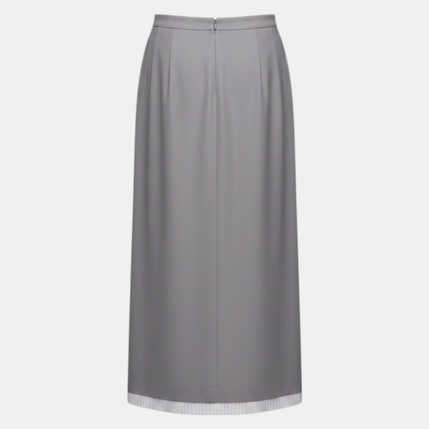 Gray skirt on a white background