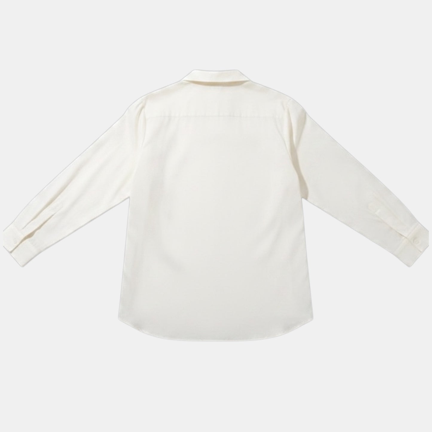 White shirt on a light gray background