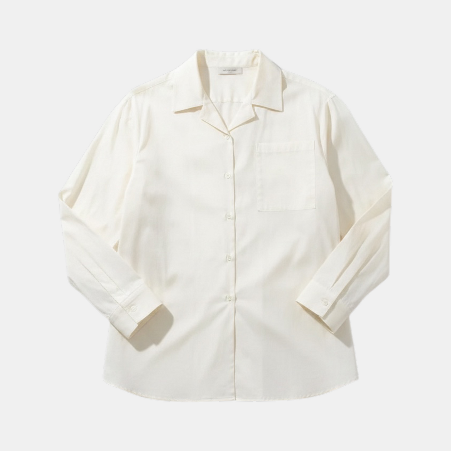 White blouse on a light beige background