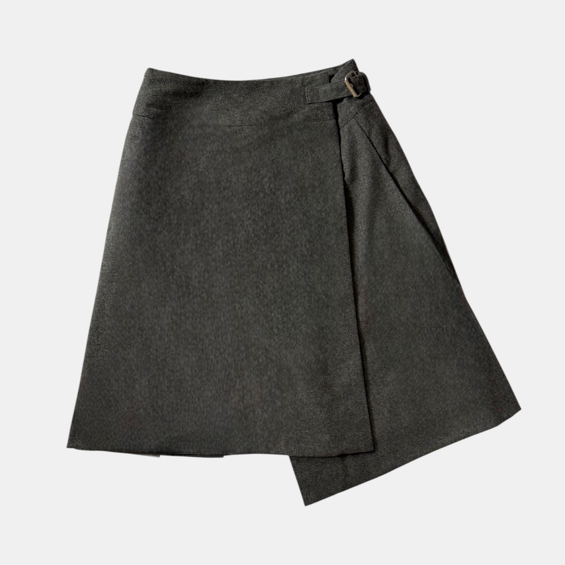 Grey skirt on a light gray background