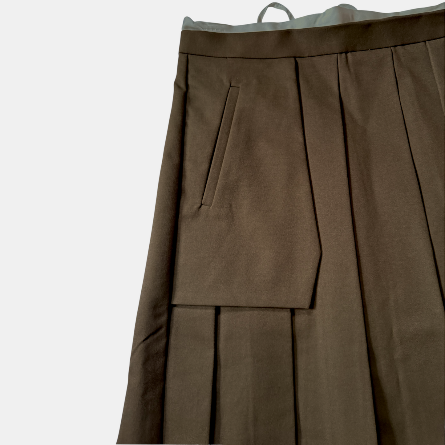Marie Pleat Midi Skirt