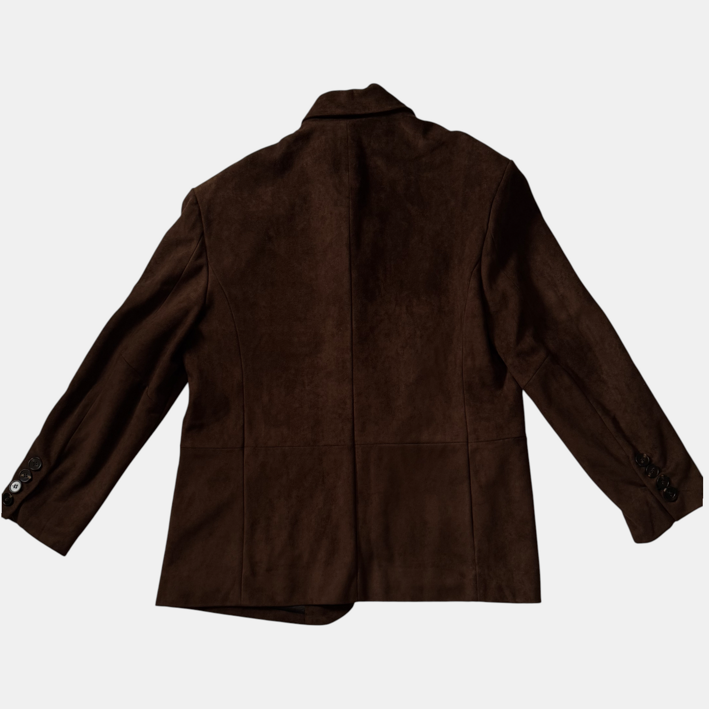 Brown jacket on a white background