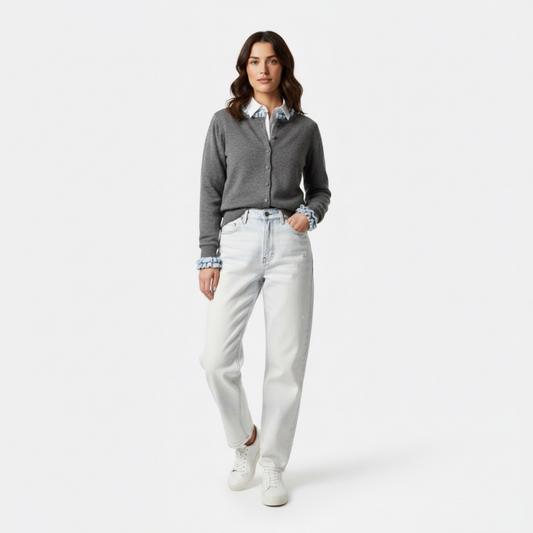 Sandra Cardigan in Grey